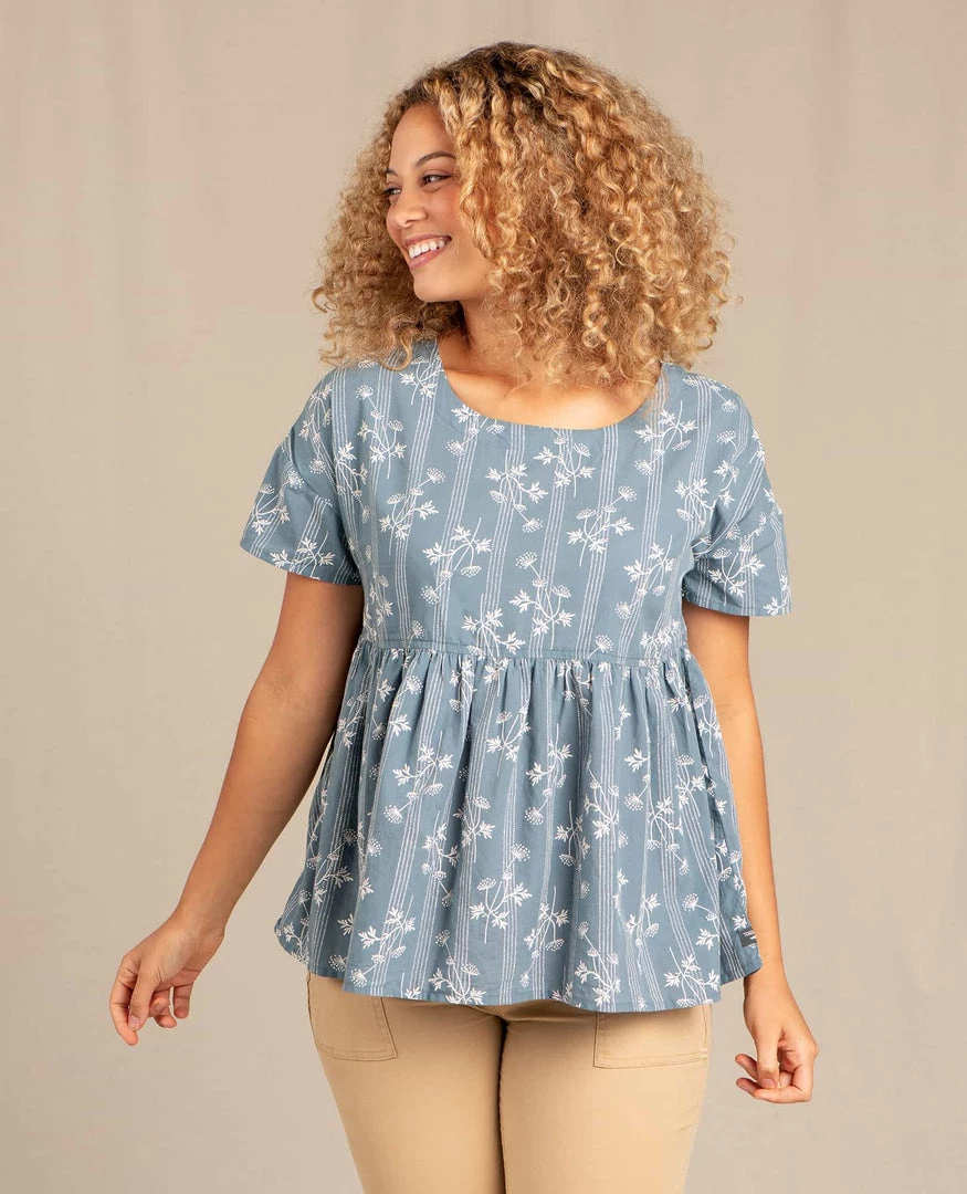 Toad&Co Willet Peplum Short Sleeve Shirt