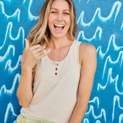 Toad&Co Clothing Piru Henley Tank