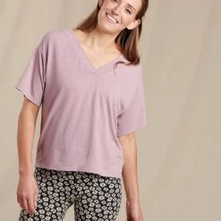 Toad&Co Clothing Piru Easy V Short Sleeve Tee