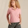 Toad&Co Women's Eventide Terry Short Sleeve Polo