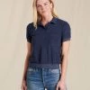 Toad&Co Women's Eventide Terry Short Sleeve Polo Clothing