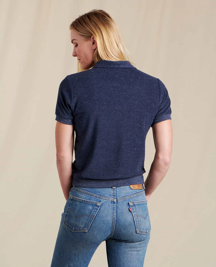 Toad&Co Women's Eventide Terry Short Sleeve Polo Clothing
