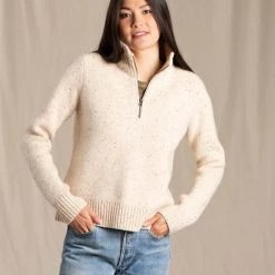 Toad&Co Clothing Women's Wilde Quarter Zip Sweater