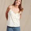 Toad&Co Primo Button Front Tank Clothing