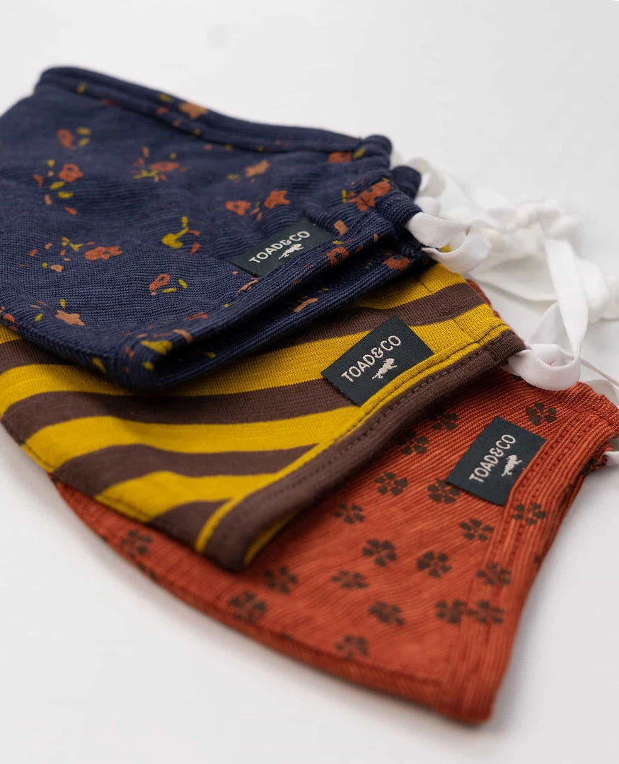 Toad&Co Sustainable Knit Face Mask (Pack Of 3) Sale