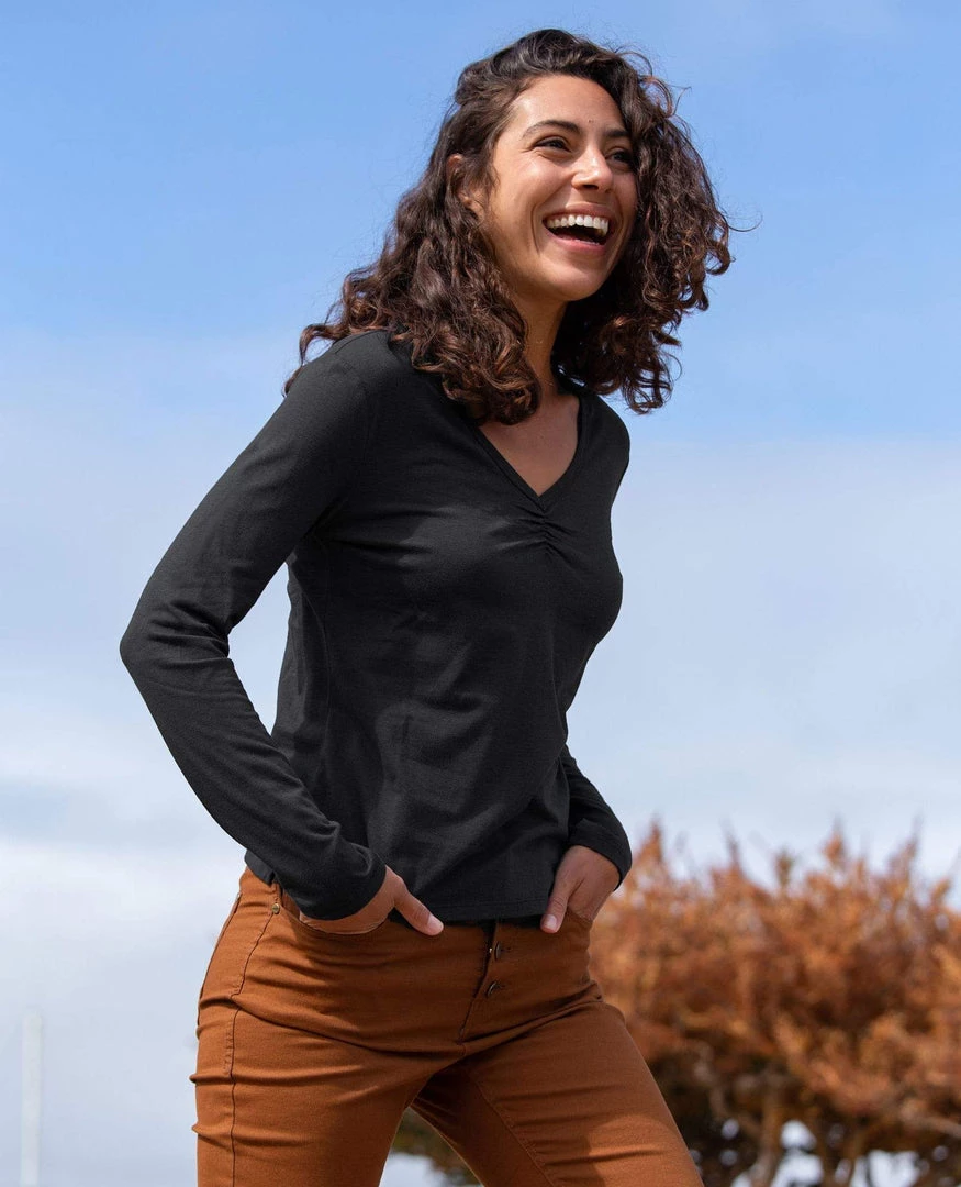 Toad&Co Clothing Rose Long Sleeve Tee