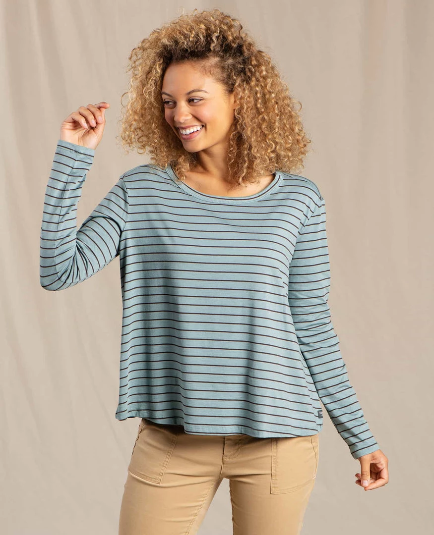 Toad&Co Maisey Long Sleeve Swing Crew Clothing