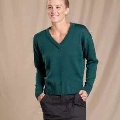 Toad&Co Deerweed V-Neck Sweater