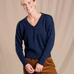 Toad&Co Deerweed V-Neck Sweater