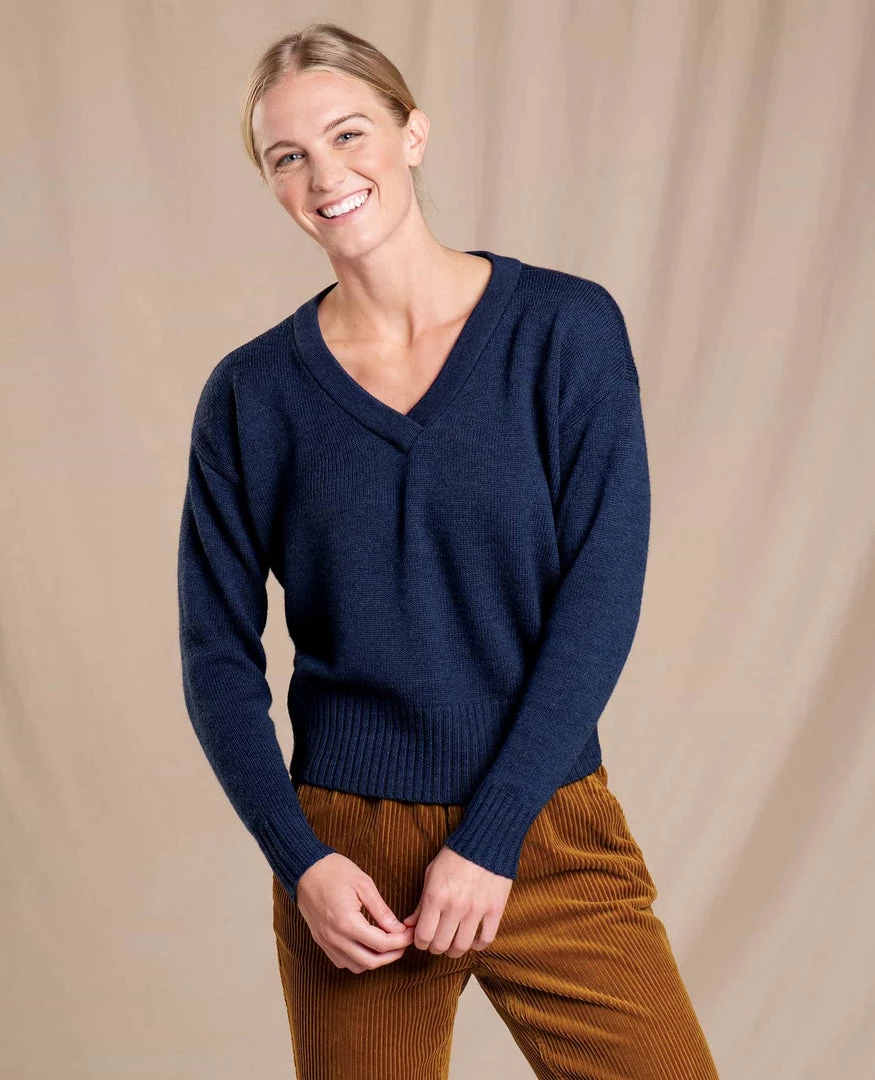 Toad&Co Deerweed V-Neck Sweater