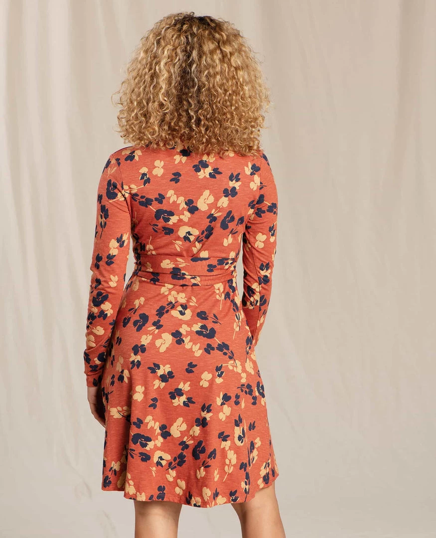 Toad&Co Sale Cue Wrap Long Sleeve Dress