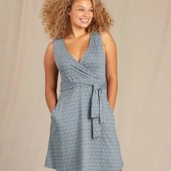 Toad&Co Cue Wrap Sleeveless Dress Clothing