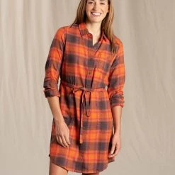 Toad&Co Re-Form Flannel Shirtdress Sale
