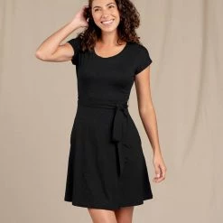 Toad&Co Cue Wrap Short Sleeve Dress Clothing