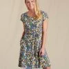 Toad&Co Cue Wrap Short Sleeve Dress