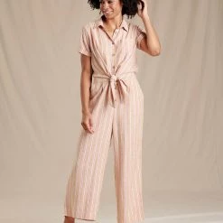 Toad&Co Taj Short Sleeve Jumpsuit