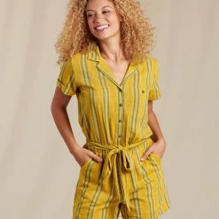 Toad&Co Women's Camp Cove Romper Clothing