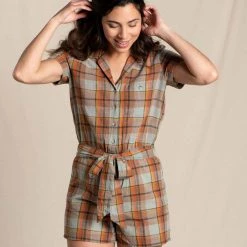 Toad&Co Women's Camp Cove Romper Clothing