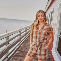 Toad&Co Women's Camp Cove Romper Clothing