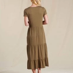Toad&Co Clothing Women's Primo Tiered Midi Dress