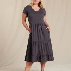 Toad&Co Clothing Women's Primo Tiered Midi Dress