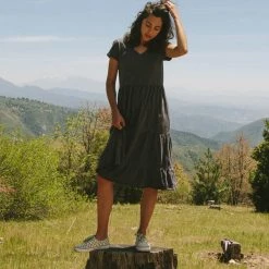 Toad&Co Clothing Women's Primo Tiered Midi Dress