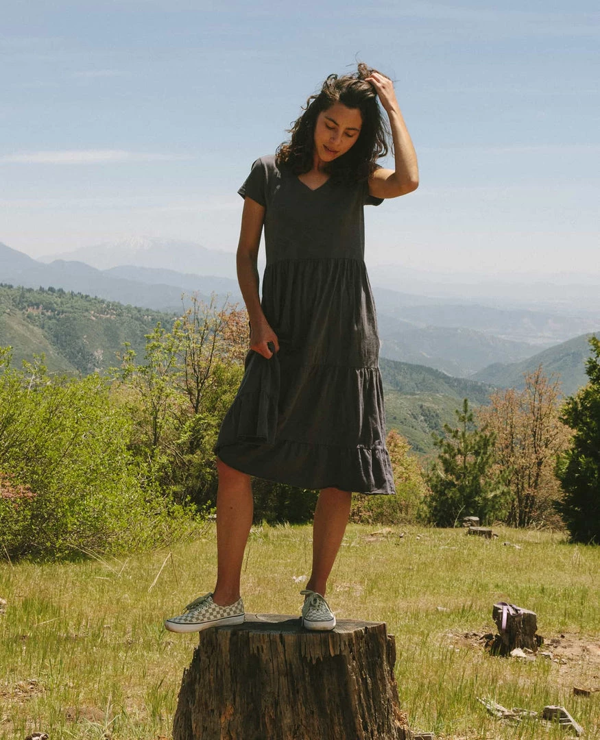 Toad&Co Clothing Women's Primo Tiered Midi Dress