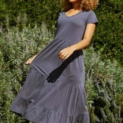 Toad&Co Clothing Women's Primo Tiered Midi Dress