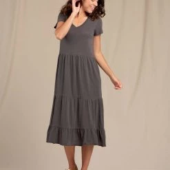 Toad&Co Clothing Women's Primo Tiered Midi Dress