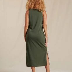 Toad&Co Piru Henley Midi Tank Dress Clothing