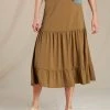 Toad&Co Primo Tiered Midi Skirt Clothing