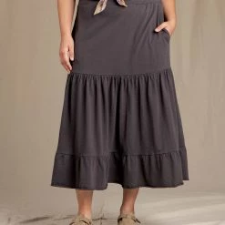 Toad&Co Primo Tiered Midi Skirt