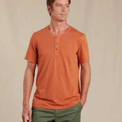 Toad&Co Men's Primo Short Sleeve Henley Clothing