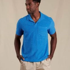 Toad&Co Clothing Men's Eventide Terry Short Sleeve Polo