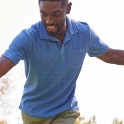 Toad&Co Clothing Men's Eventide Terry Short Sleeve Polo