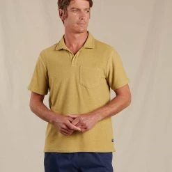 Toad&Co Clothing Men's Eventide Terry Short Sleeve Polo