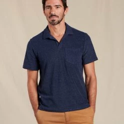 Toad&Co Clothing Men's Eventide Terry Short Sleeve Polo