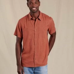 Toad&Co Taj Hemp Short Sleeve Shirt Clothing