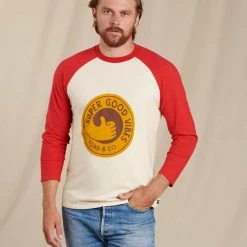 Toad&Co Unisex Hemp Daily Baseball Tee Clothing