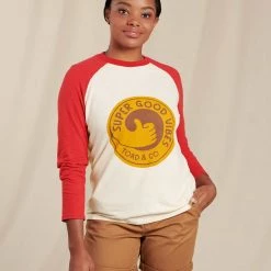 Toad&Co Unisex Hemp Daily Baseball Tee Clothing