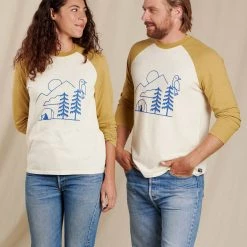 Toad&Co Unisex Hemp Daily Baseball Tee Clothing