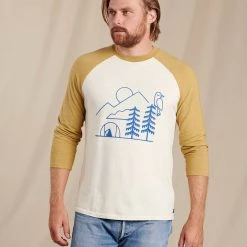 Toad&Co Unisex Hemp Daily Baseball Tee Clothing