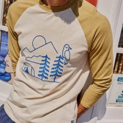 Toad&Co Unisex Hemp Daily Baseball Tee Clothing