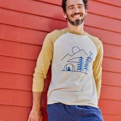 Toad&Co Unisex Hemp Daily Baseball Tee Clothing