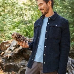 Toad&Co Men's Telluride Sherpa Shirt Jacket Clothing